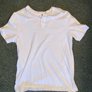 White 100% Cotton button Up Dress Shirt